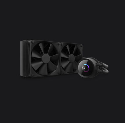 NZXT KRAKEN 240 BLACK LIQUID COOLER WITH LCD DISPLAY