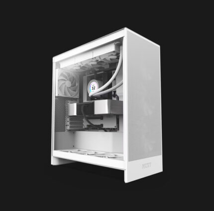 NZXT H7 FLOW WHITE ATX MID TOWER CASE