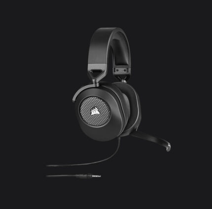 CORSAIR HS65 SURROUND WIRED CARBON GAMING HEADSET