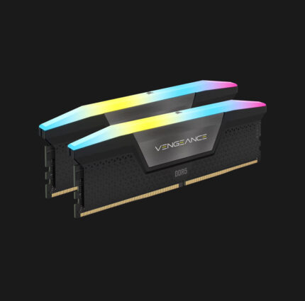 CORSAIR VENGEANCE RGB 64GB (2X32GB) 6000MT/S DDR5 DIMM MEMORY