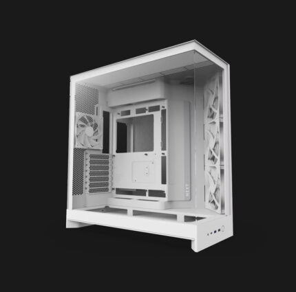 NZXT H9 FLOW WHITE ATX MID TOWER CASE