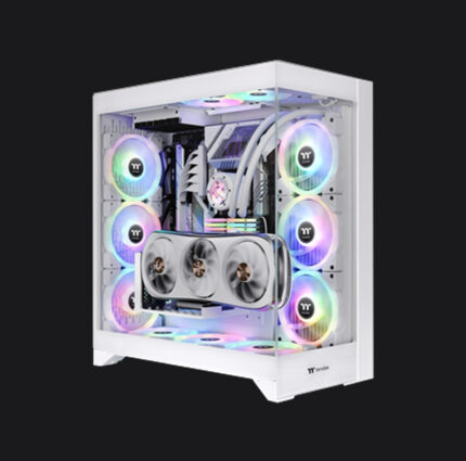 THERMALTAKE CTE E600 MX MID-TOWER SNOW WHITE GAMING (WITH GEN 4 RISER CABLE)