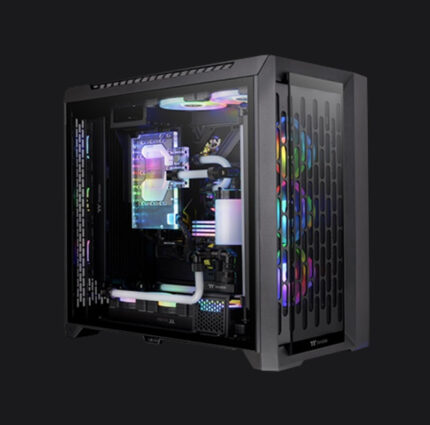 THERMALTAKE CTE C700 TG ARGB MIDTOWER BLACK GAMING (03 ARGB FANS)