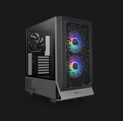THERMALTAKE CERES 300 TG ARGB MIDTOWER BLACK GAMING (02 ARGB 140MM FANS & 01 EXHAUST FAN)