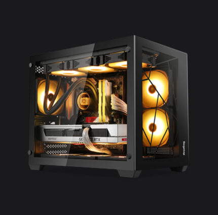 SEGOTEP LUMI II MID-TOWER BLACK WITH 03 A-RGB FANS
