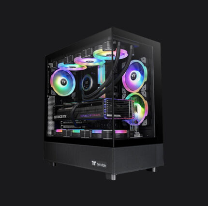 Thermaltake View 270 TG ARGB Mid-Tower Chassis Black Case With 03 ARGB Fans