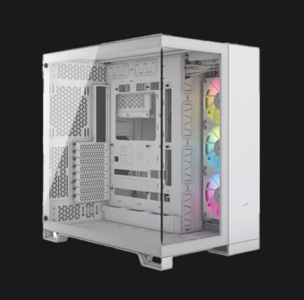 Corsair 6500X Mid-Tower Dual Chamber Case - White