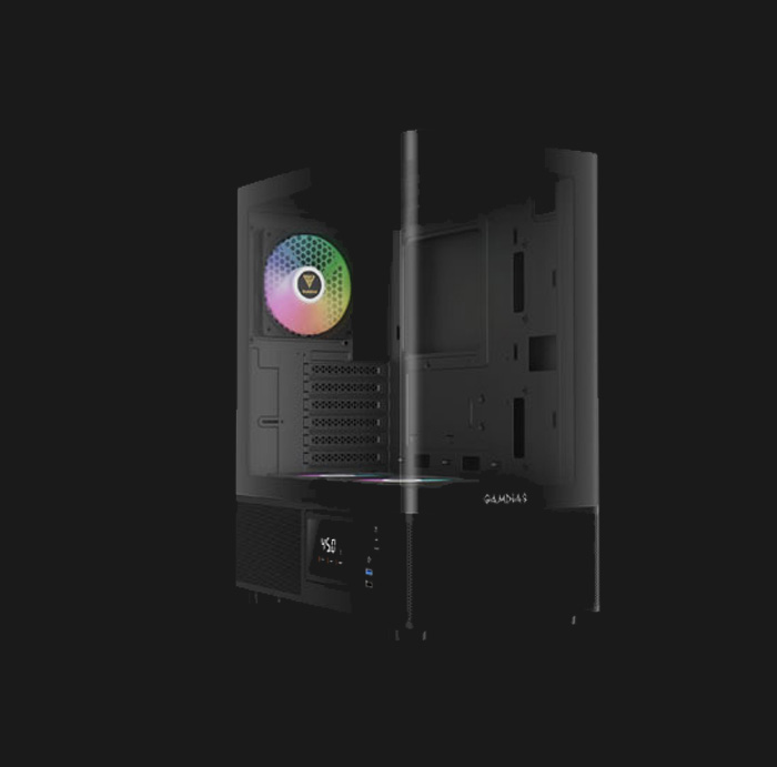 Gamidias ATLAS E2 CG ARGB Mid-Tower Case